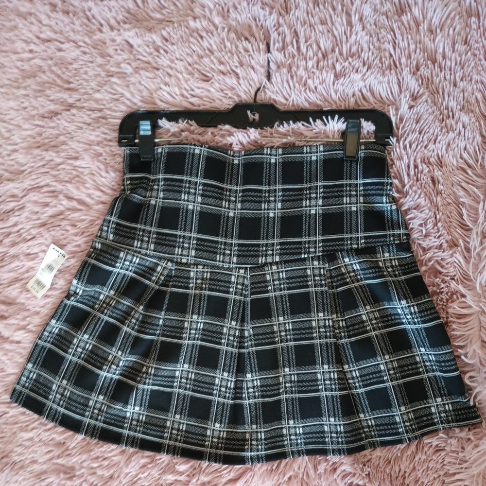 FULL TILT Plaid Pleated Womens Skirt